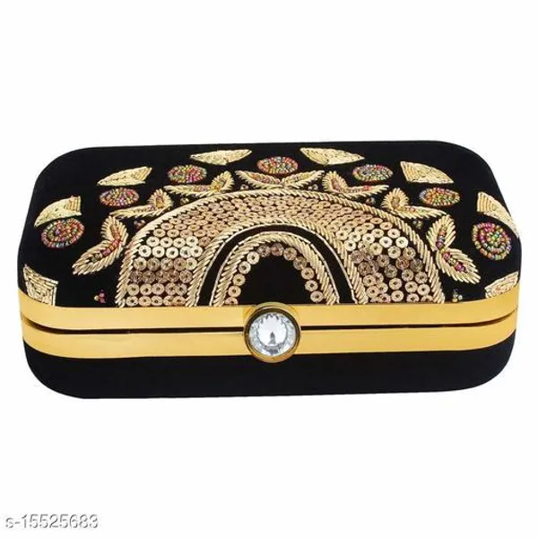 Black_Velvet_Clutch_For_Women