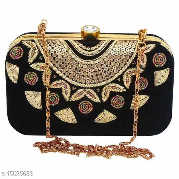 Black_Velvet_Clutch_For_Women