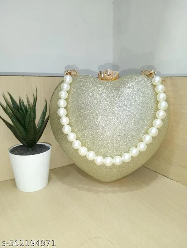 Gold_Polyurethane_Clutch_For_Women