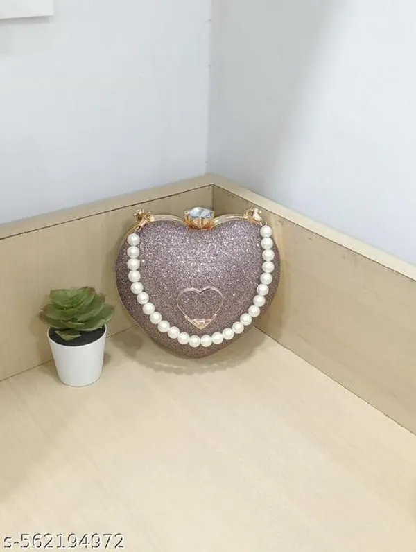 Brown_Polyurethane_Clutch_For_Women