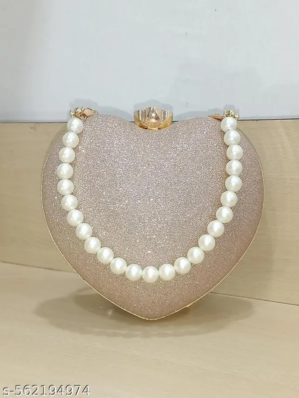 Beige_Polyurethane_Clutch_For_Women