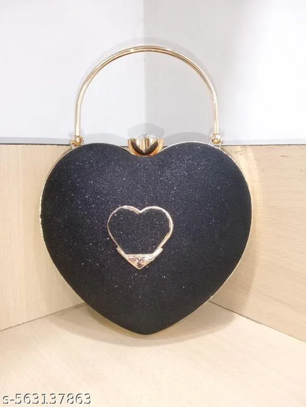 Black_Polyurethane_Clutch_For_Women