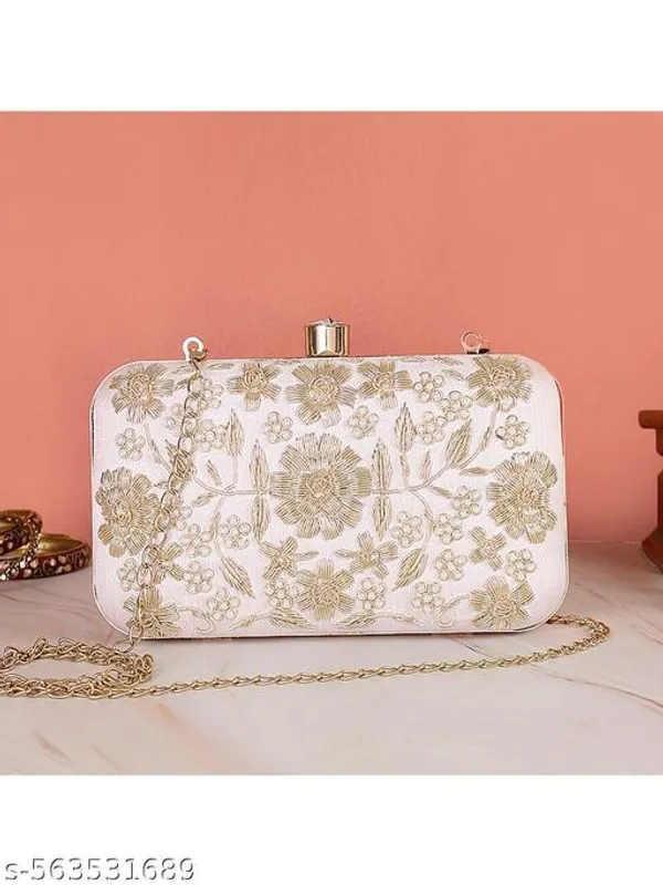 Pink_Polyurethane_Clutch_For_Women