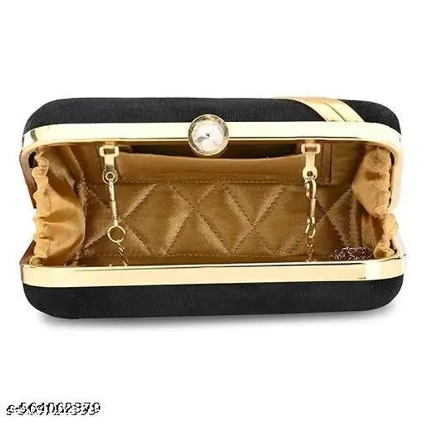 Black_Polyurethane_Clutch_For_Women