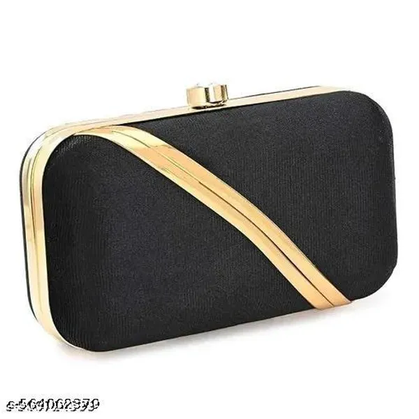 Black_Polyurethane_Clutch_For_Women
