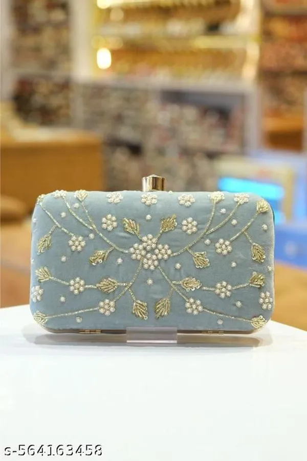 Lightblue_Resin_Clutch_For_Women