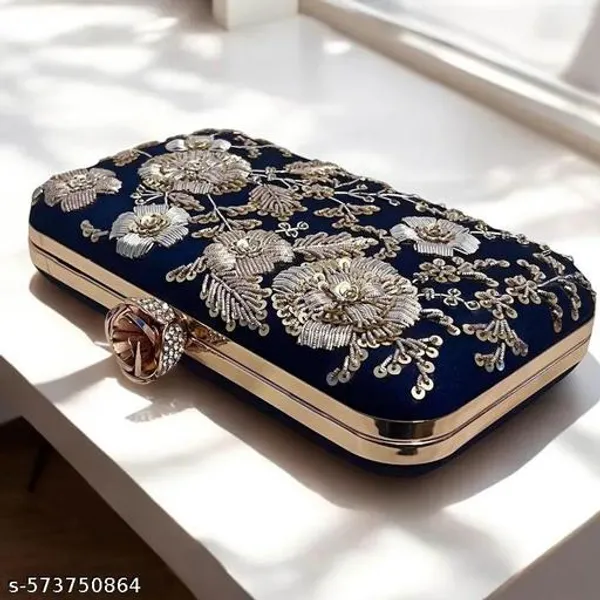 Black_Polyurethane_Clutch_For_Women