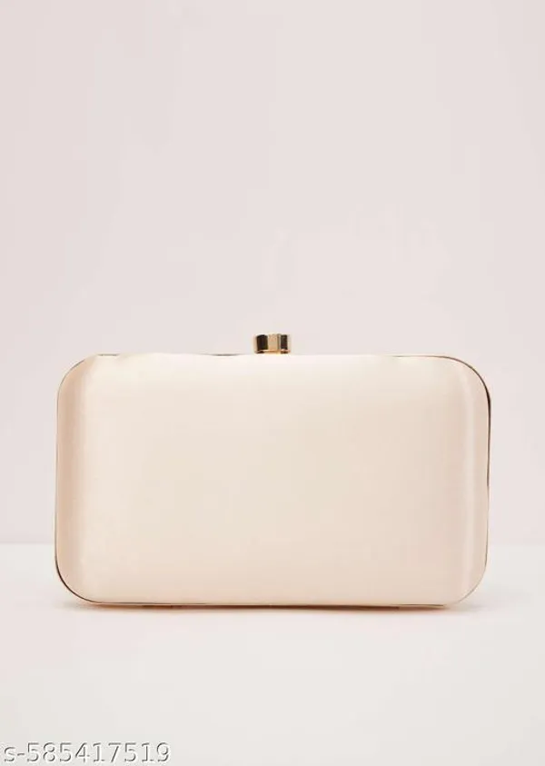 Gold_Polyurethane_Clutch_For_Women