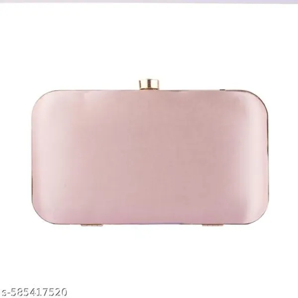 Pink_Polyurethane_Clutch_For_Women