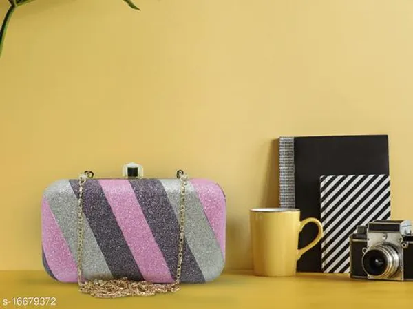 Multicolor_Polyurethane_Clutch_For_Women