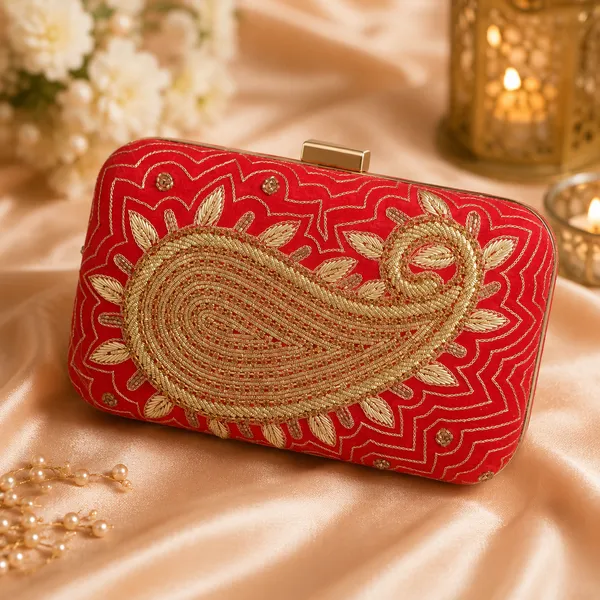 Red_Velvet_Clutch_For_Women