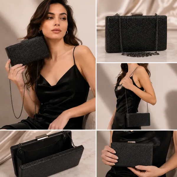 Black_Polyurethane_Clutch_For_Women