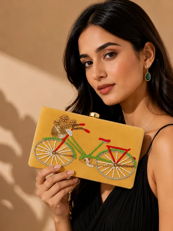Gold_Velvet_Clutch_For_Women