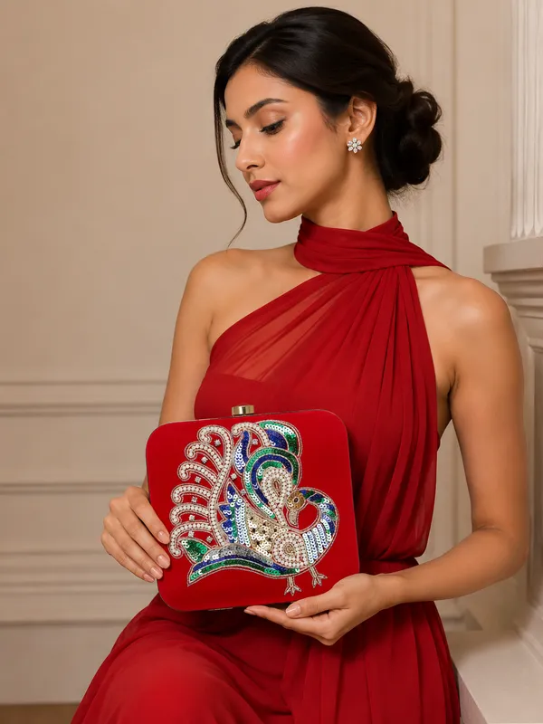 Red_Velvet_Clutch_For_Women