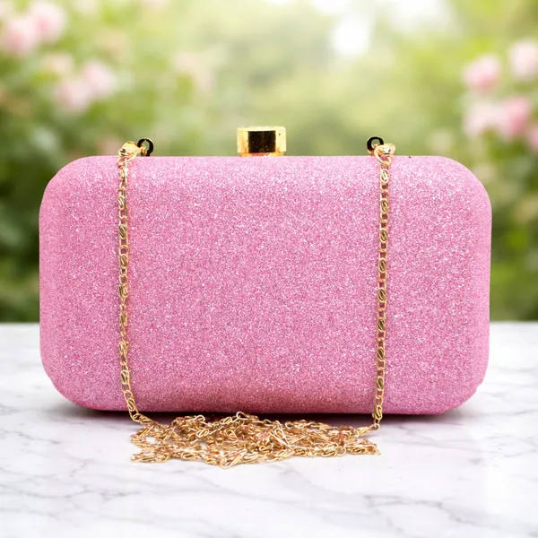 Pink_Velvet_Clutch_For_Women