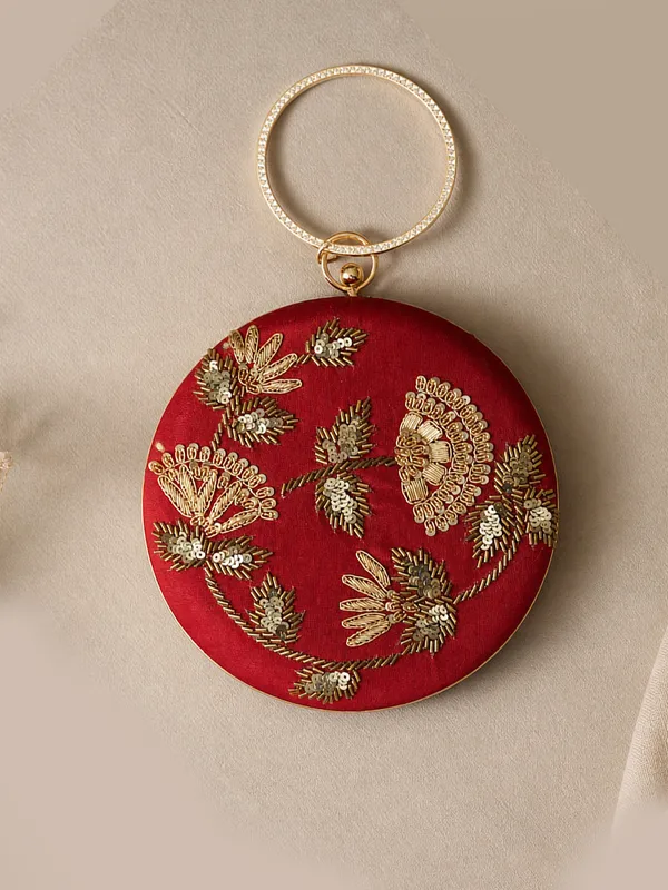 Red_Velvet_Clutch_For_Women