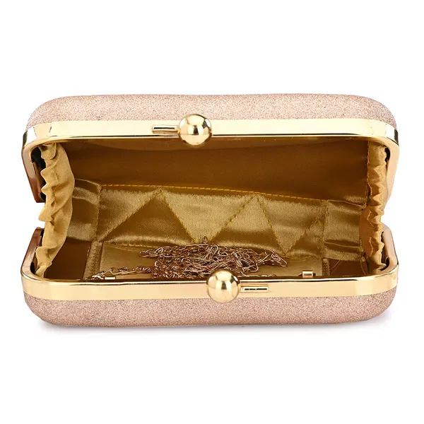 Gold_Polyurethane_Clutch_For_Women