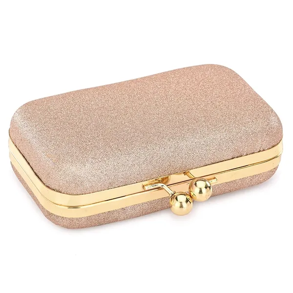 Gold_Polyurethane_Clutch_For_Women