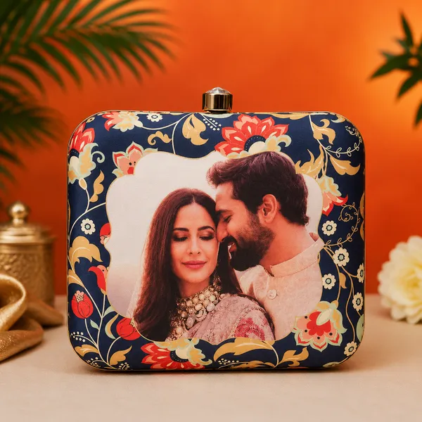 Blue_Polyurethane_Clutch_For_Women