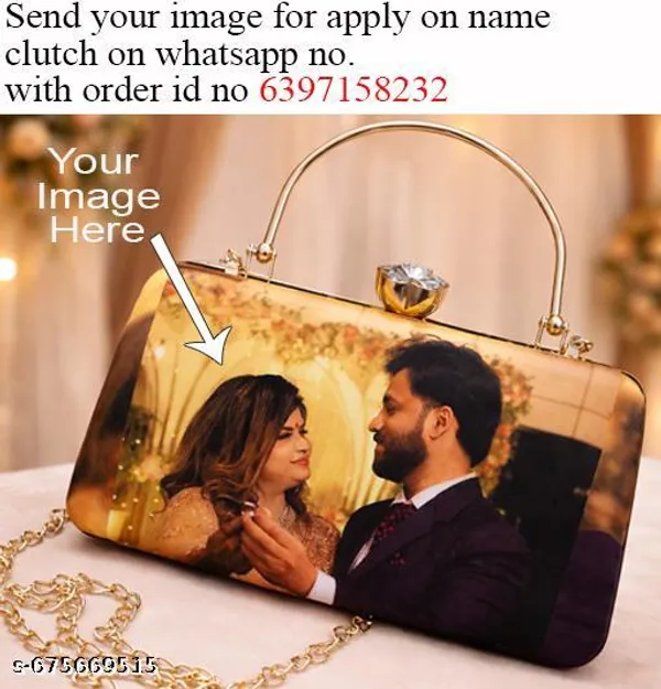 Yellow_Polyurethane_Clutch_For_Women