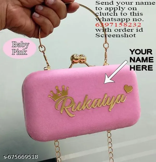 Pink_Polyurethane_Clutch_For_Women