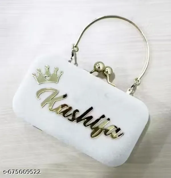 White_Polyurethane_Clutch_For_Women