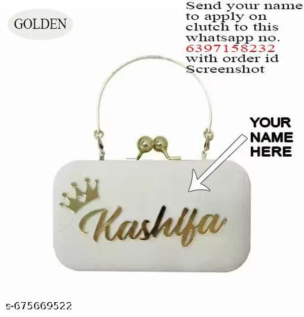 White_Polyurethane_Clutch_For_Women