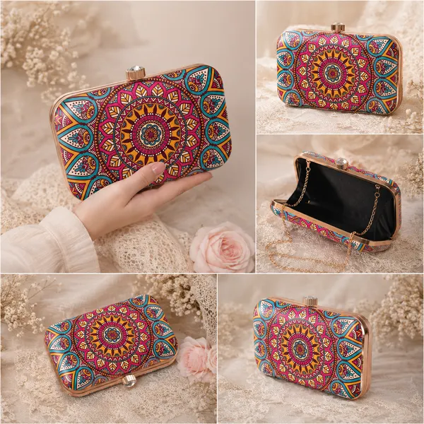 Multicolor_Polyurethane_Hand_Purse_For_Women