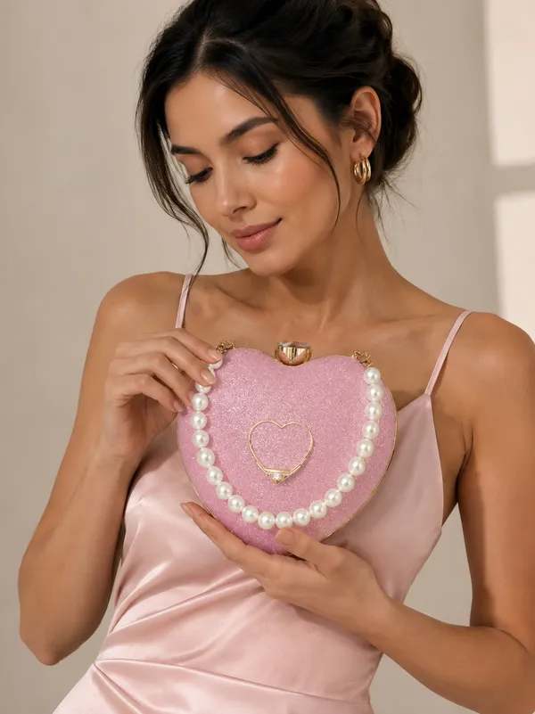 Pink_Velvet_Clutch_For_Women