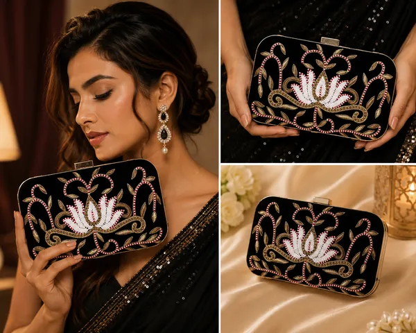 Black_Polyurethane_Clutch_For_Women