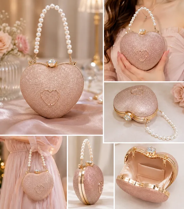 Beige_Polyurethane_Clutch_For_Women