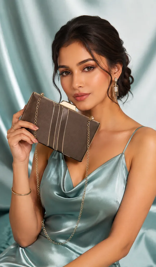 Rust_Polyurethane_Hand_Purse_For_Women