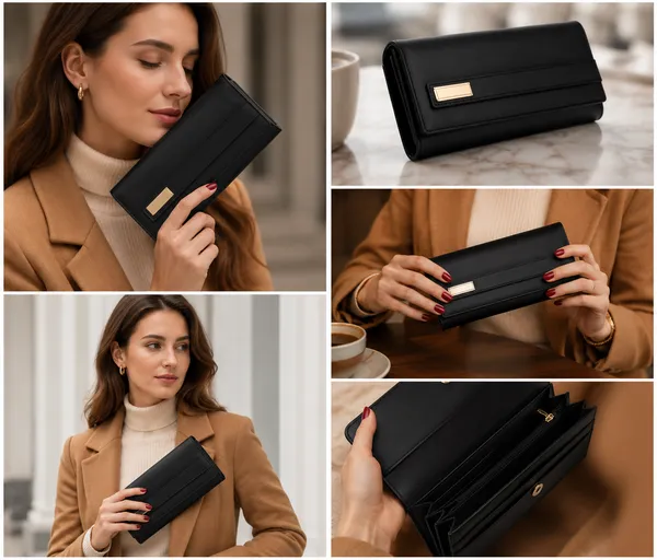 Black_Polyurethane_Hand_Purse_For_Women