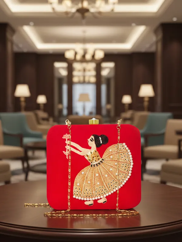 Red_Synthetic_-Polyester_Clutch_For_Women
