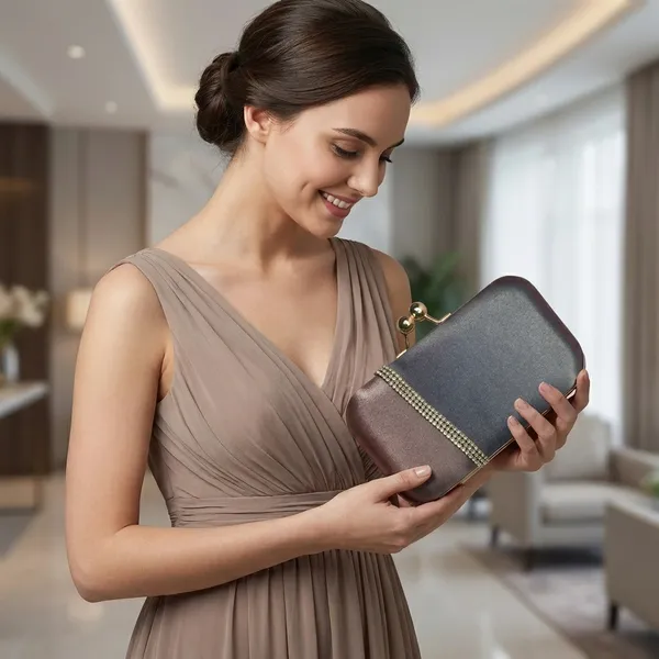 Multicolor_Polyurethane_Clutch_For_Women