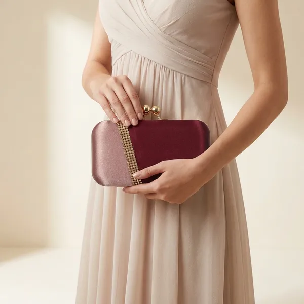 Multicolor_Polyurethane_Clutch_For_Women