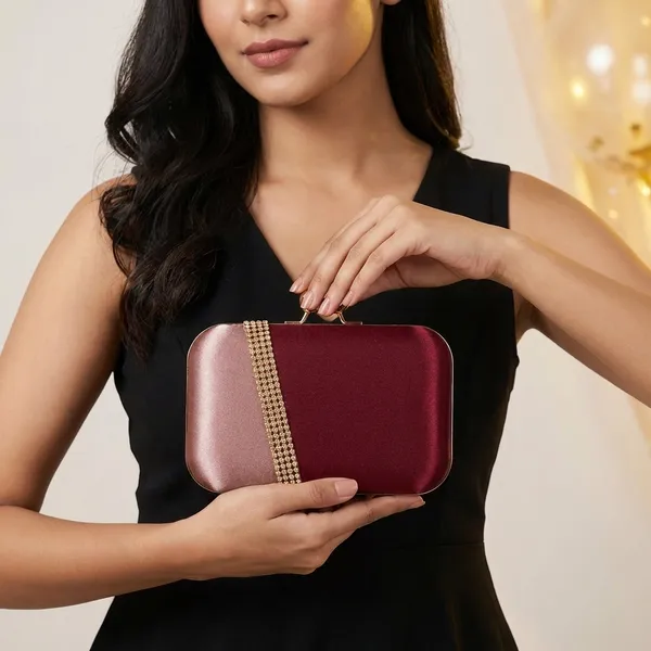 Multicolor_Polyurethane_Clutch_For_Women
