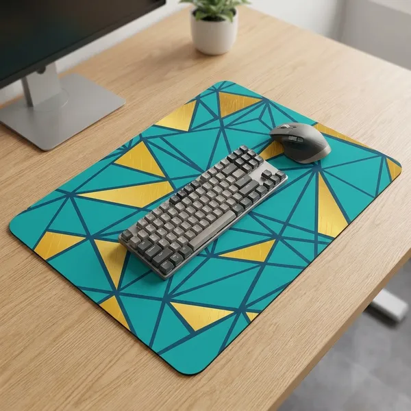 Teal_Rubber_Mousepad_For_Women