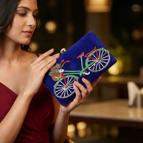 Blue_Velvet_Clutch_For_Women