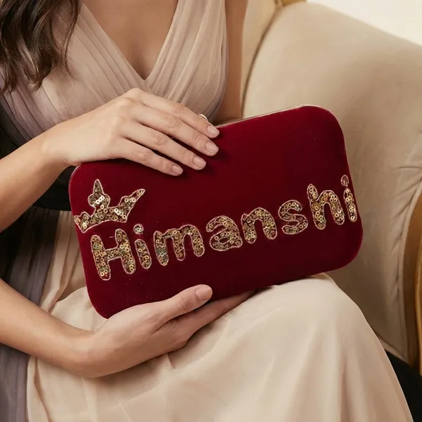 Maroon_Resin_Clutch_For_Women