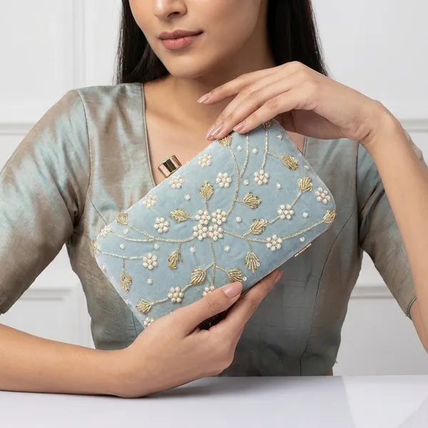 Lightblue_Resin_Clutch_For_Women