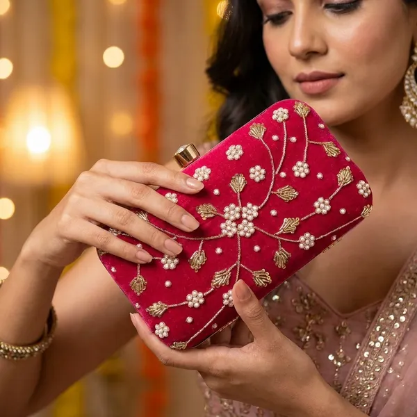 Red_Velvet_Clutch_For_Women