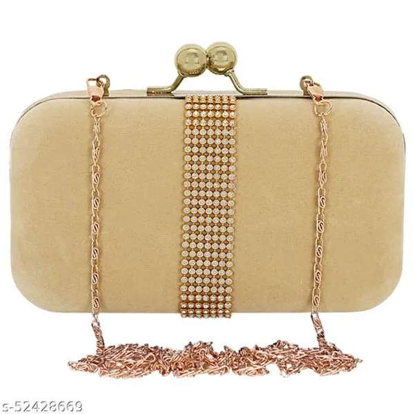 Gold_Velvet_Clutch_For_Women