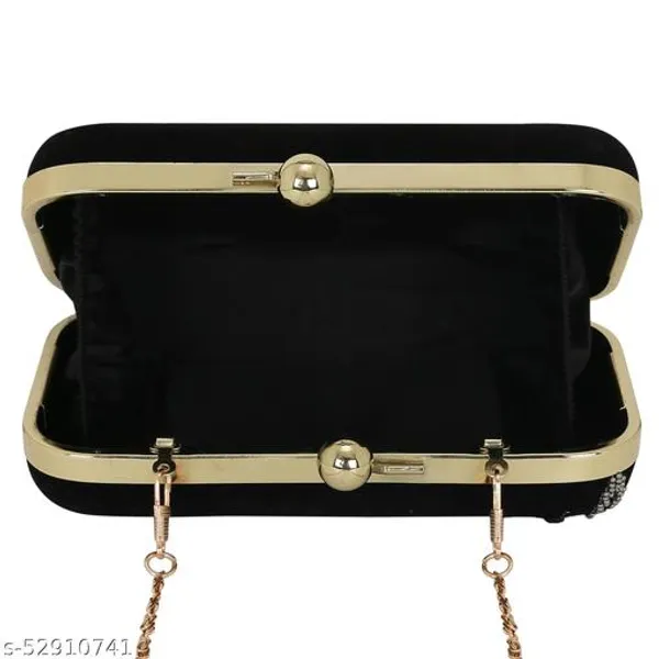 Black_Polyurethane_Clutch_For_Women