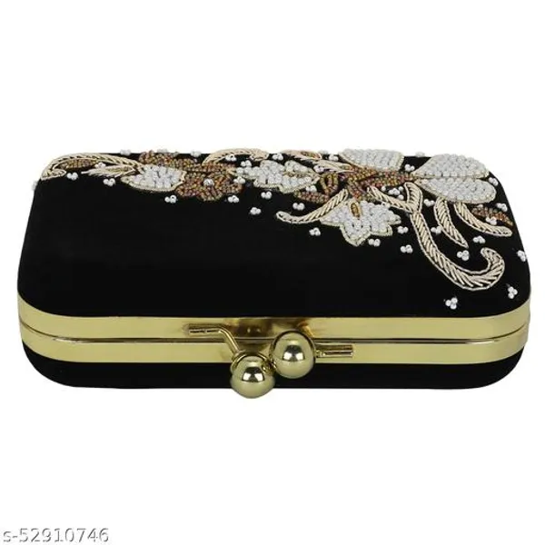 Black_Polyurethane_Clutch_For_Women