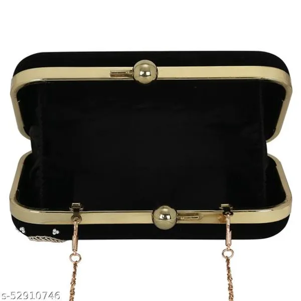 Black_Polyurethane_Clutch_For_Women