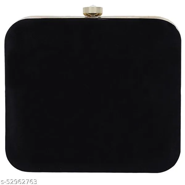 Black_Polyurethane_Clutch_For_Women
