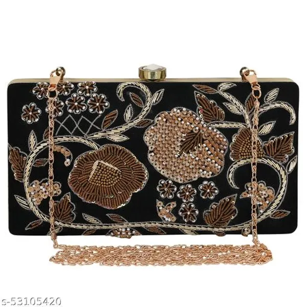 Black_Velvet_Clutch_For_Women