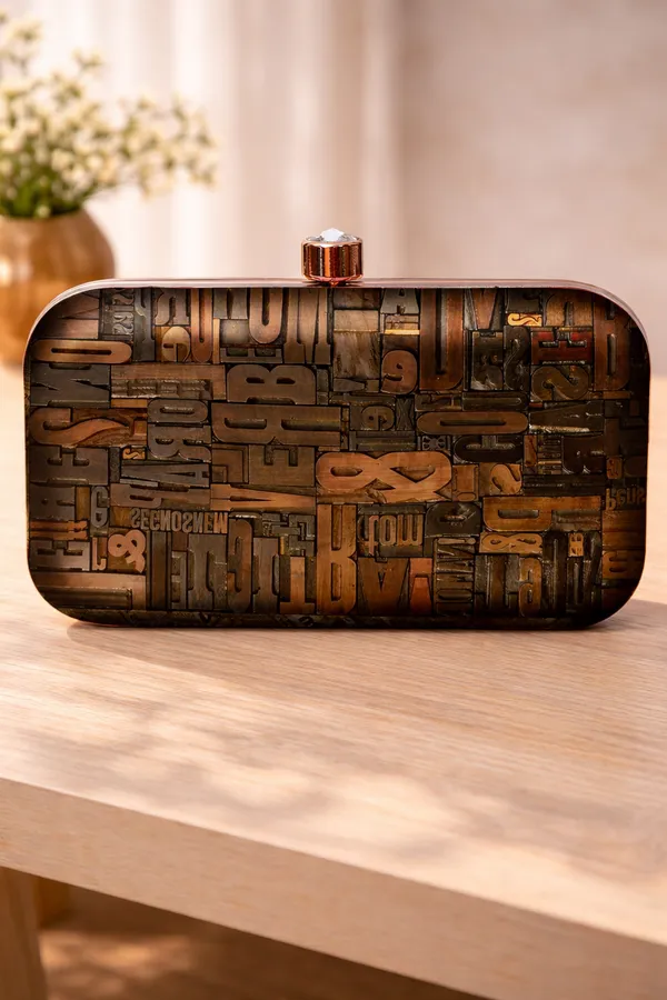 Brown_Velvet_Clutch_For_Women