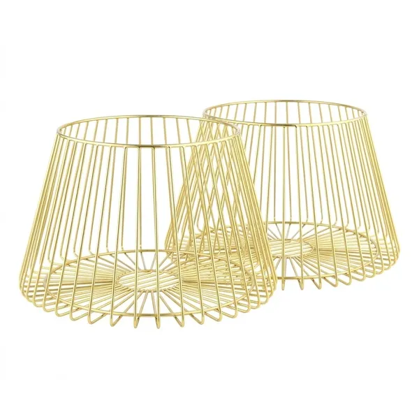 Modern_Gold_Metal_Wire_Fruit_Basket_Pack_of_2